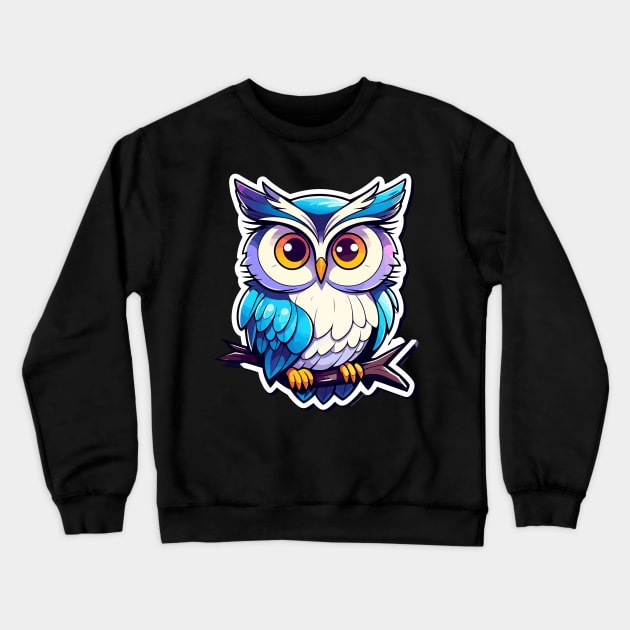 Owl lustration Crewneck Sweatshirt by FluffigerSchuh